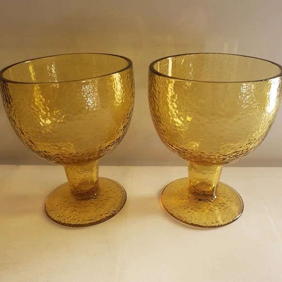 Vintage Amber Glasses - Picture 1 of 1